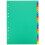 Office Binder Tabs Multi 21Pack 11.8x8.7x0.04In 6