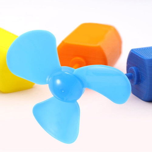 Mini Plastic Fan Blades for Science Projects 15 pcs 1
