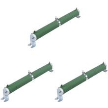 3X 200W Watt 100 Ohm Keramiskt Rör Justerbart ReostatmotståNd GröN