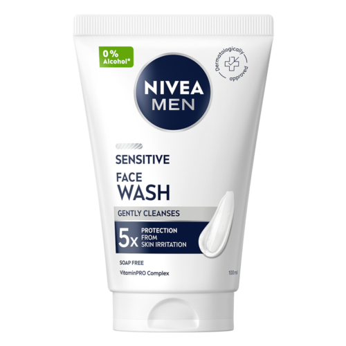 NIVEA MEN Sensitive rensende ansigtsvaskegel til mænd 100ml