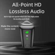S52 2.4G Wireless Lavalier Radio Recording Microphone AI Noise Reduction for IPhone15 Tablet Laptop Live Streams Outdoor