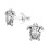 Small Turtle 925 sterling Silver Ear Studs 1