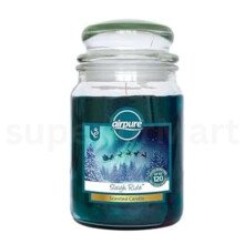 AirPure Sleigh Ride Scented Jar Candle In Glass Fragrance