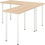 IKEA LAGKAPTEN / LINNMON Corner Desk 140x160cm 1