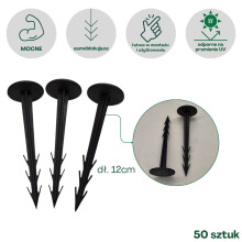 Pienet agrotekstiilitapit 50 kpl