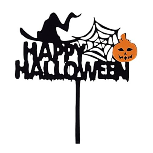 Akryl kagetopper HAPPY HALLOWEEN wz2