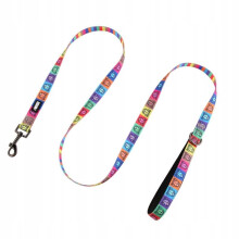 Hundesnor kort 1,5m farverig urban traditionel HUGGY DOGGY S