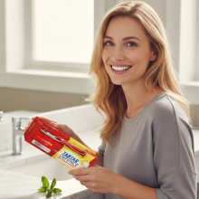 Truesmile tandpasta mod tandsten + tandbørste 100ml