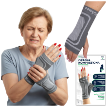 Kompressionshåndledsstøtte, elastisk håndstøtte, FIT4MED S/M