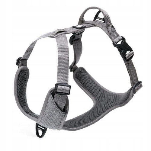 GRÅ Guard-sele til hunde EASY WALK TRUELOVE L