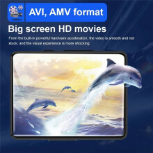 T4 1.8inch MP3 Music Player Portable HIFI MP4 Player 5.0 HIFI Sound for E-Book/FM/Radio/Recording/Video