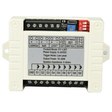 2X 30W MP3 Voice Playback Module DY-L30T 9 Trigger Music Player Power Amplifier Board TF Card 32G Max WAV 12V 24V B