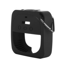 Silica Gel Sound Cover Buckle Audio Storage Sound Protection Shell for SoundLink Micro-Camping Dark Gray