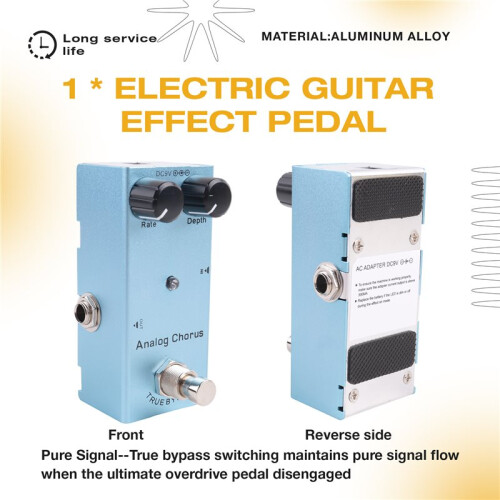 Elektrisk Gitarreffektpedal  Analog Chorus Basgitarrpedaler Analog Chorus 2