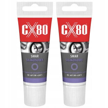 CX80 Farveløs silikonefedt til gummi, fødevarepakninger, vandhaner, NSF 40g x2