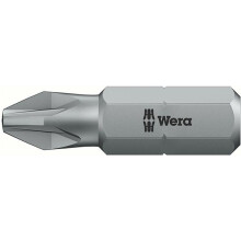 Krydsbor sej-hård 1/4" DIN3126C6.3 PZ2 x 25mm Wera