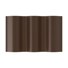 Havekant 10 cm x 9 m brun