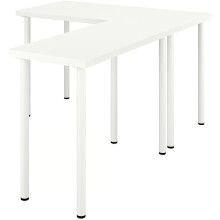 IKEA LAGKAPTEN / LINNMON Corner Desk 120x160cm