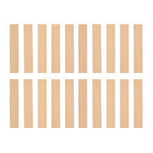 Trævæger til stearinlys 140x25x1 mm 20 stk.