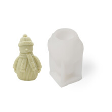 Silikone snemand lysform 97x62 mm