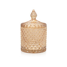 Dekorativt guldlysglas med lukning 300ml