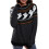 Damen Lässiger Strickpullover mit Geister-Print, Langarm, Rundhalsausschnitt Schwarz S 1
