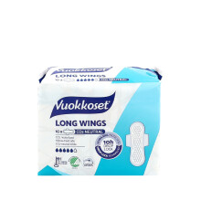 LANGE bind med vinger 10 stk. VUOKKOSET HVID