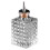 (Square) Glass Bitter Bottle, Decorative Bottles Display Wine Bottle Dasher Bottle for 1