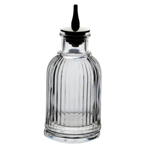 (Round) Glass Bitter Bottle, Decorative Bottles Display Wine Bottle Dasher Bottle for 2