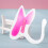 Charm White Silicone Cats Clock Mould Great For Home-movement 11