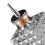 (Square) Glass Bitter Bottle, Decorative Bottles Display Wine Bottle Dasher Bottle for 2