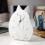 Charm White Silicone Cats Clock Mould Great For Home-movement 9