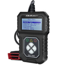 Qoltec digital diagnostisk tester ProLine-grænseflade | OBDII EOBD | Polsk MENU | 8V-25V | Dobbelt system