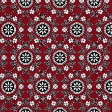 UDENDØRS DEKORATIVE STOFFER OXFORD - Sindhi Ajrak mønstermotiv