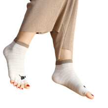 Fünf-Finger-Söckchen für Damen, offene Zehensocken aus-Haut