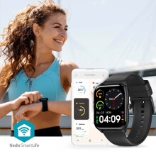 Montre SmartLife | 1,69" | LCD | IP68 | Autonomie maximale : 240 heures | Android / IOS | Noir