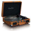 Platine vinyle valise avec 2 haut-parleurs intégrés Marron 4