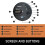 Lecteur CD-MP3 portable Bluetooth avec antichoc Noir 6