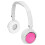 Lecteur DVD portable 9" avec casque USB et support de montage Rose 7