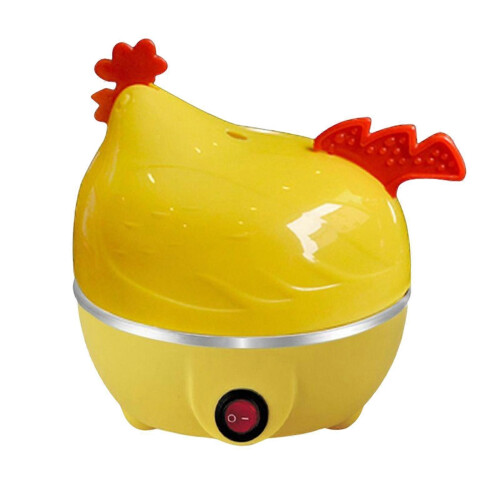 (Yellow) Electric 7 Egg Cooker, Egg Steamer, Egg Boiler with Automatic Shut Off