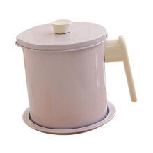(1.4L, Violet) Oil Fryer Oil Can Household Large Capacity Oil Strainer Pot Oils Storage
