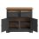 Mercers Furniture Country Charcoal Grey 2 Door Sideboard Cabinet Solid Wood Pine 6