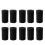(3.5x6cm hole 1 cm) 10xCompatible Filter Intake Sponge Aquarium Filter Sponge Filter Cover 1cm 1