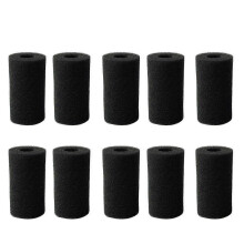 (4x8cm hole 2cm) 10xCompatible Filter Intake Sponge Aquarium Filter Sponge Filter Cover 1cm