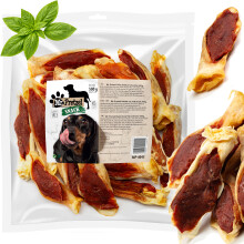 Delikatess, snack til hunde Kaninører med And Mr. Pretzel 500g