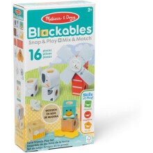The Farm Friends - 16 Pieces - Blockables - Melissa &amp; Doug - SPINMASTER - From 2 Years Old