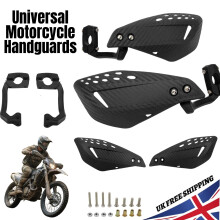 2x Universal Handguards Hand Guards Protectors Motorcycle Motorbike 22mm 7/8" UK