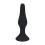 Slank Silikone Analprop - L - Sort 1