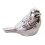 (S, Silver) 2x Ceramic Decor Bird Display Nordic Style Bedroom Home Office Decor S 2