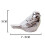 (S, Silver) 2x Ceramic Decor Bird Display Nordic Style Bedroom Home Office Decor S 3